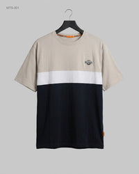 LEFROG (MTS-301) Color-Block Graphic T-Shirt
