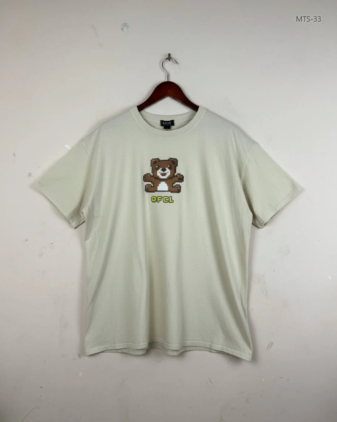 Mens Tshirts | MANGO | Preloved Branded | Beige Cotton | Good | OTS Thrift Store Karachi Pakistan