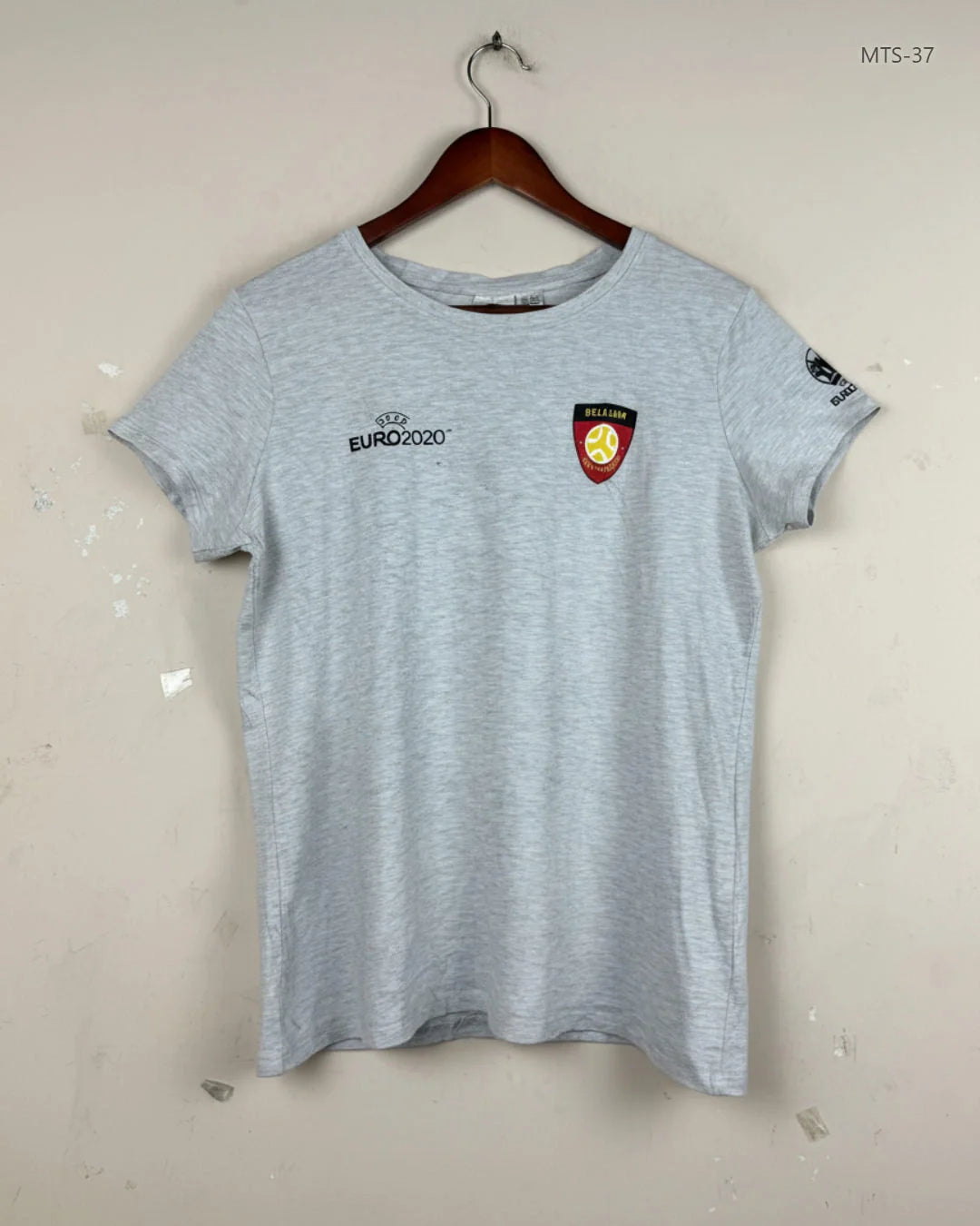 UEFA EURO 2020 Men'S Grey Mens Tshirt (MTS-37)