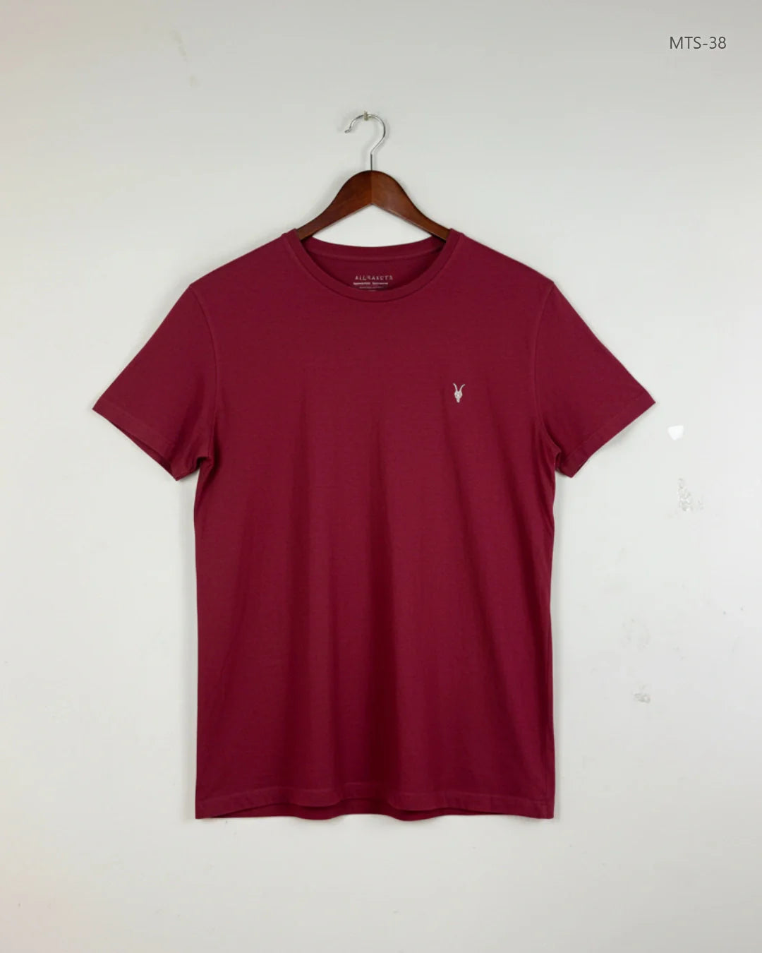 ALLSAINTS Men'S Maroon Mens Tshirt (MTS-38)