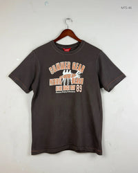 KENBELO Men'S Brown Mens Tshirt (MTS-46)