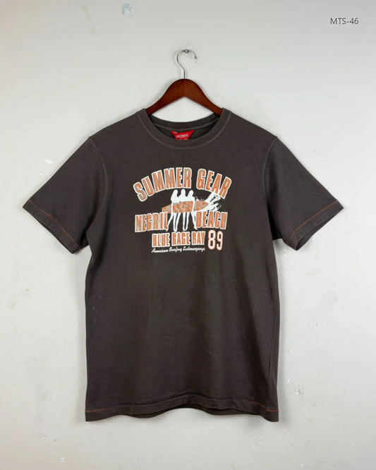 UK Imported secondhand Mens Tshirts - Kenbelo brand, Brown Cotton, Excellent condition, for Men's - Online Thrift Store Peshawar Pakistan