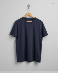 MARKS & SPENCER Navy Blue Mens Tshirts (MTS-53)
