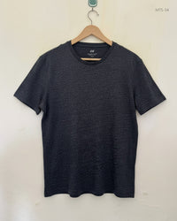 H&M Charcoal Mens Tshirts (MTS-54)