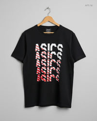ASICS Black Mens Tshirts (MTS-56)