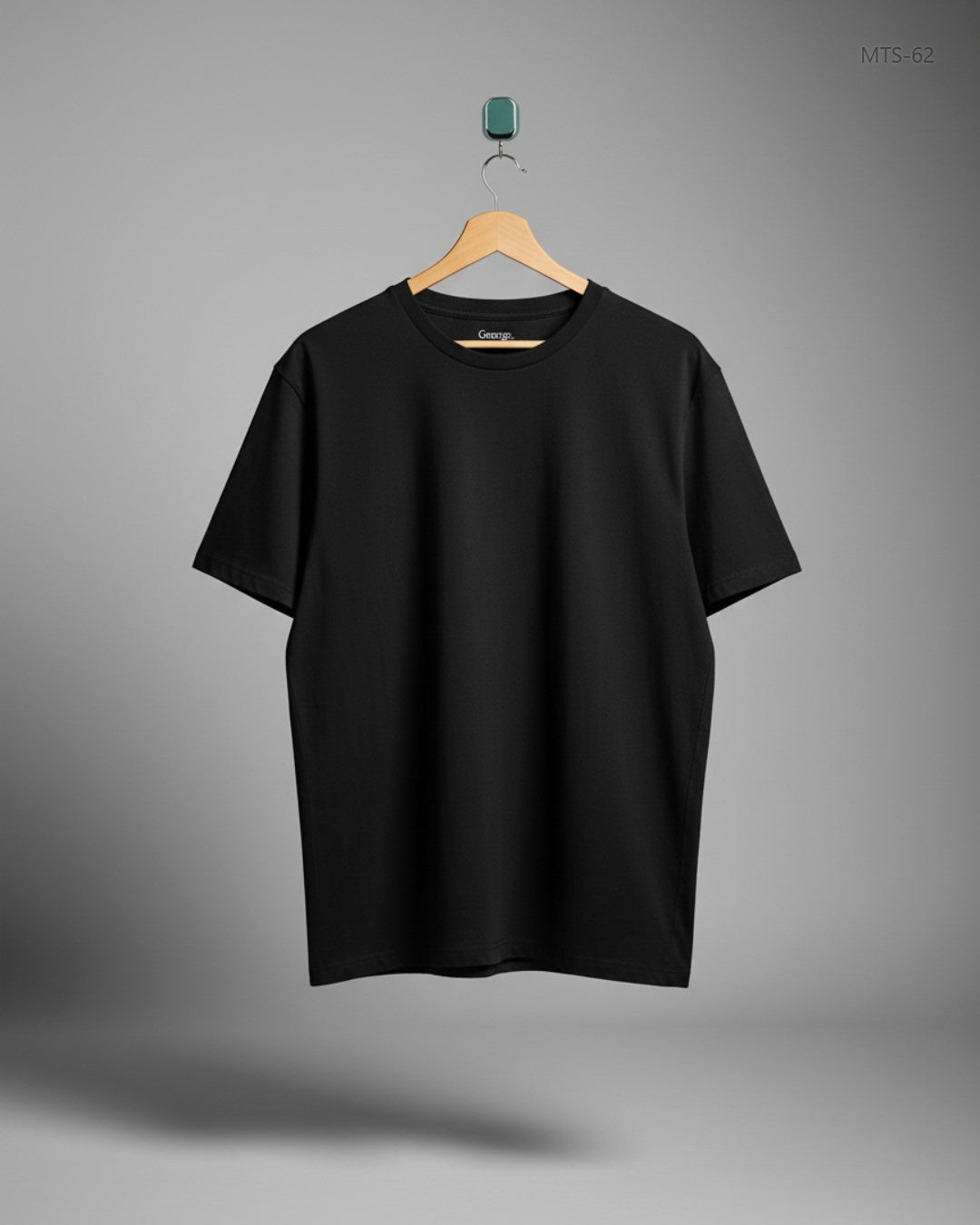 GEORGE Black Mens Tshirts (MTS-62)