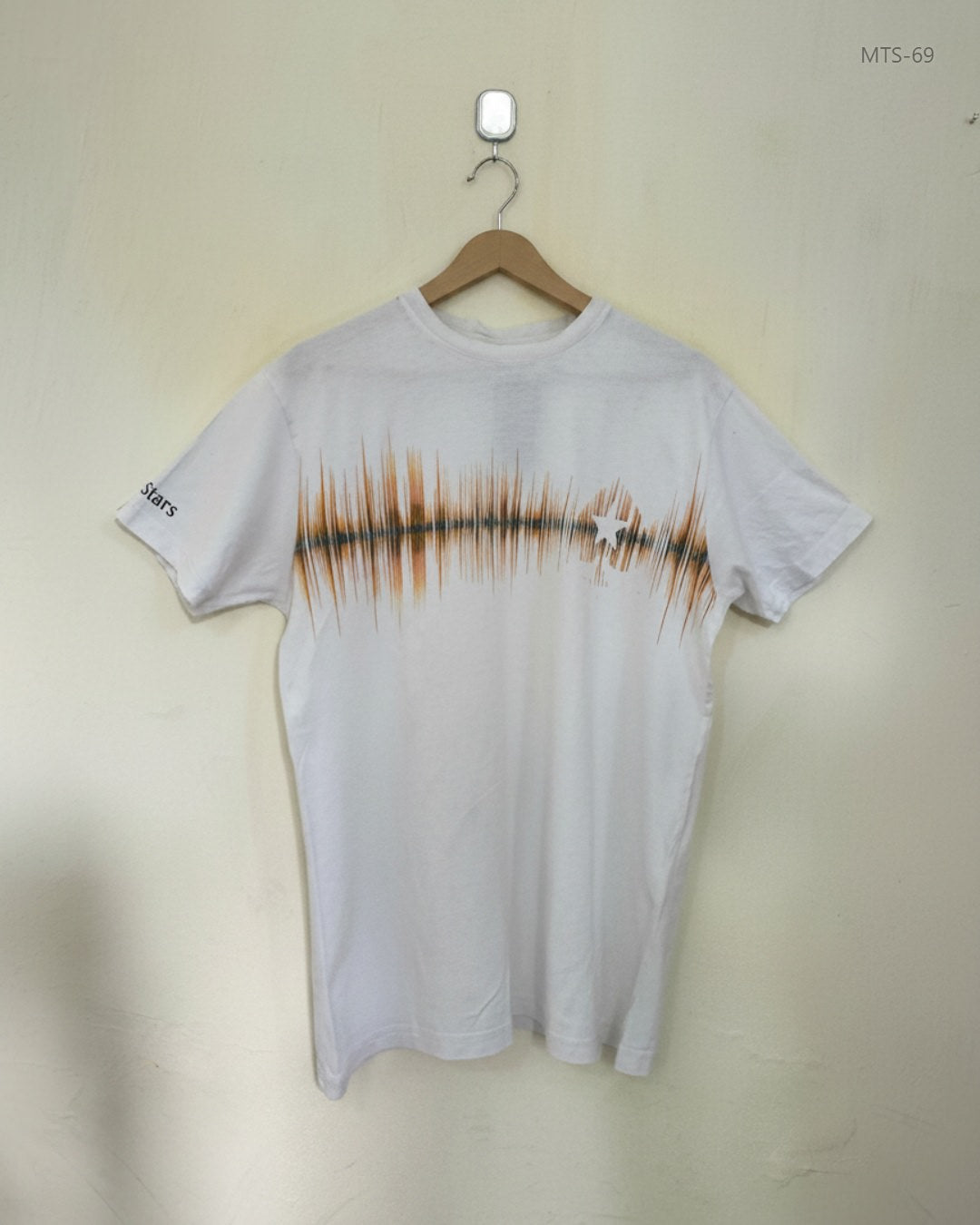 POKER STARS White Mens Tshirts (MTS-69)