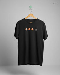 CONTINENTAL Black Mens Tshirts (MTS-73)