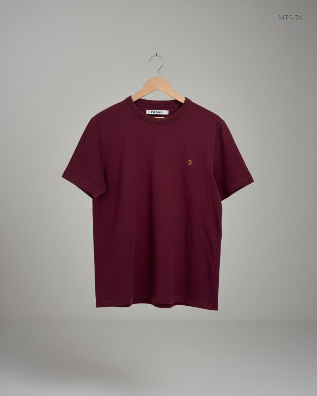 FARAH Maroon Mens Tshirts (MTS-74)