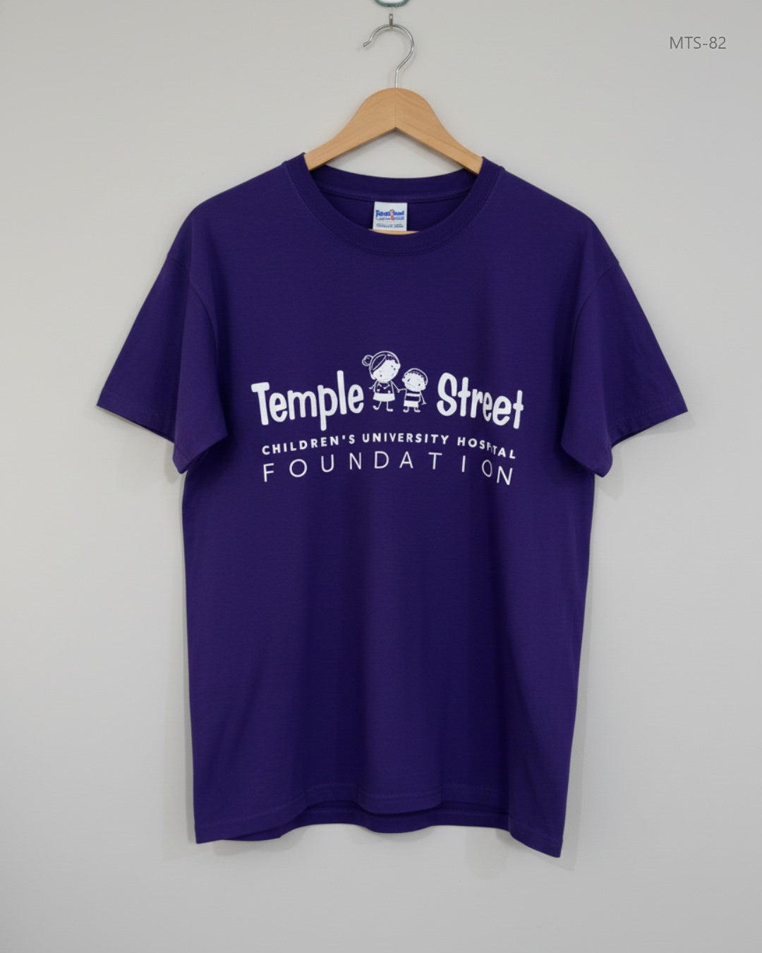 FRUIT OF THE LOOM Purple Mens Tshirts (MTS-82)