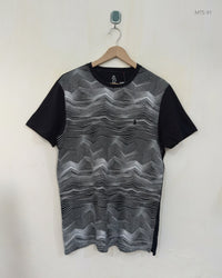 LUKE Black Mens Tshirts (MTS-91)