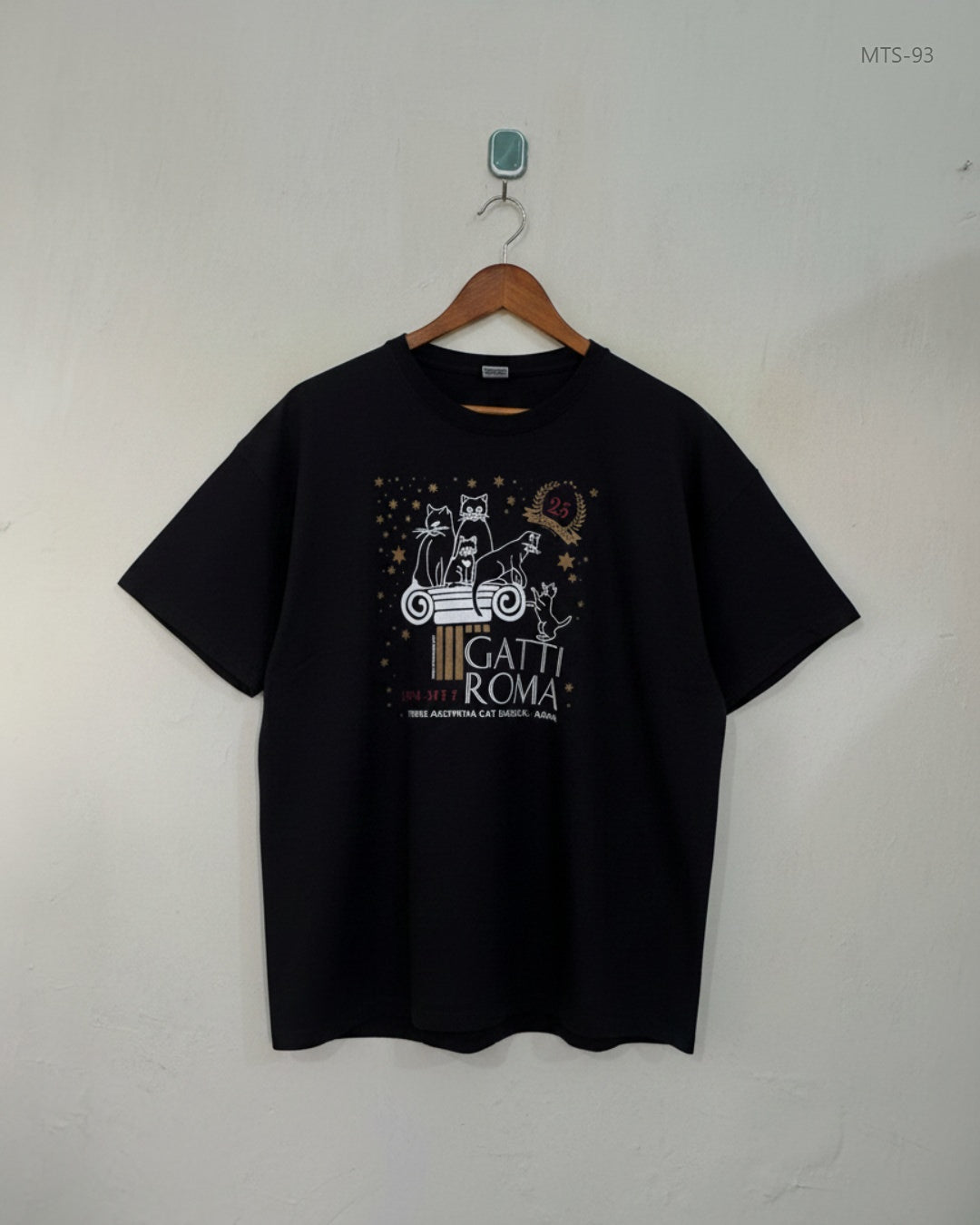 FRUIT OF THE LOOM Black Mens Tshirts (MTS-93)