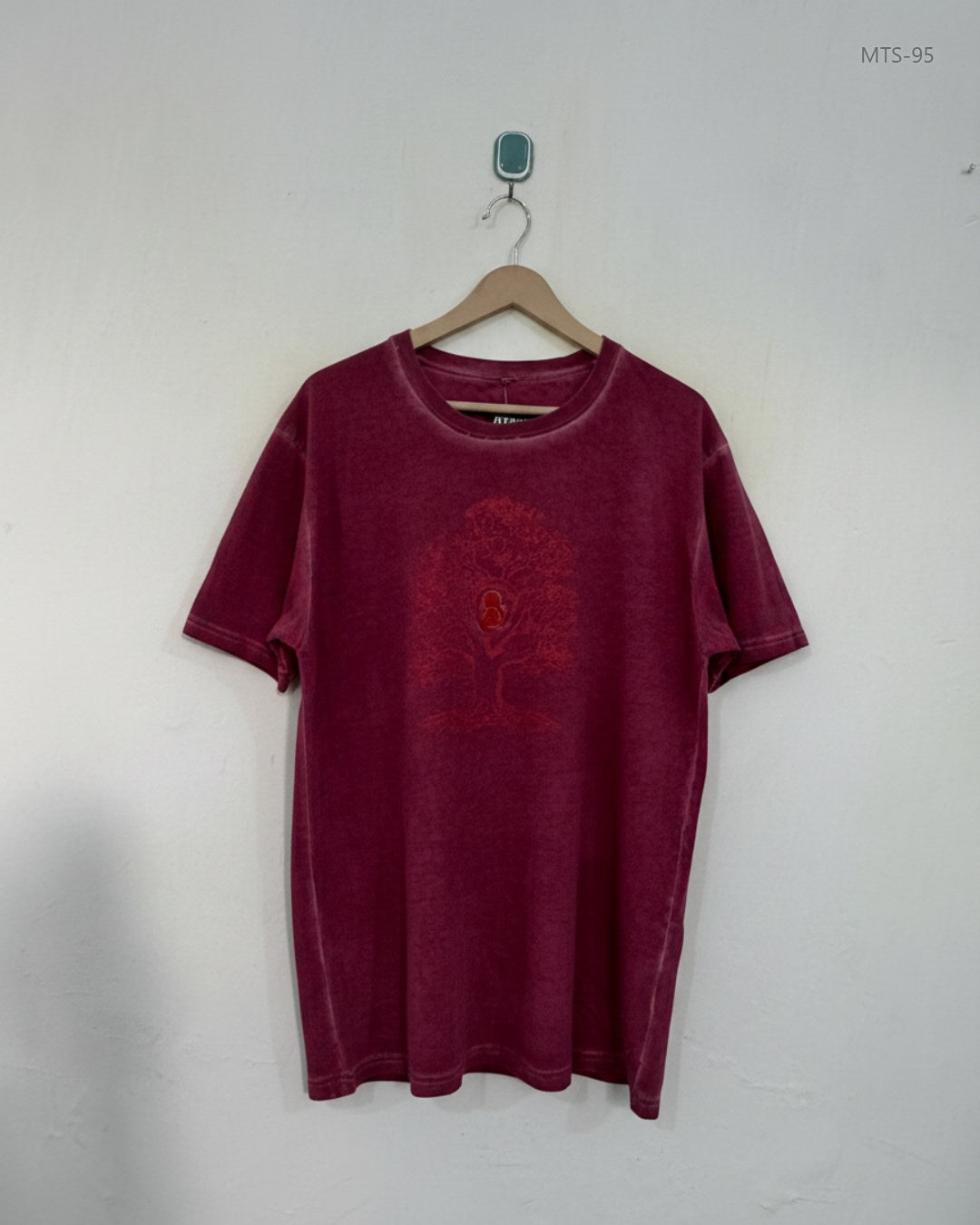 TRETE Maroon Mens Tshirts (MTS-95)