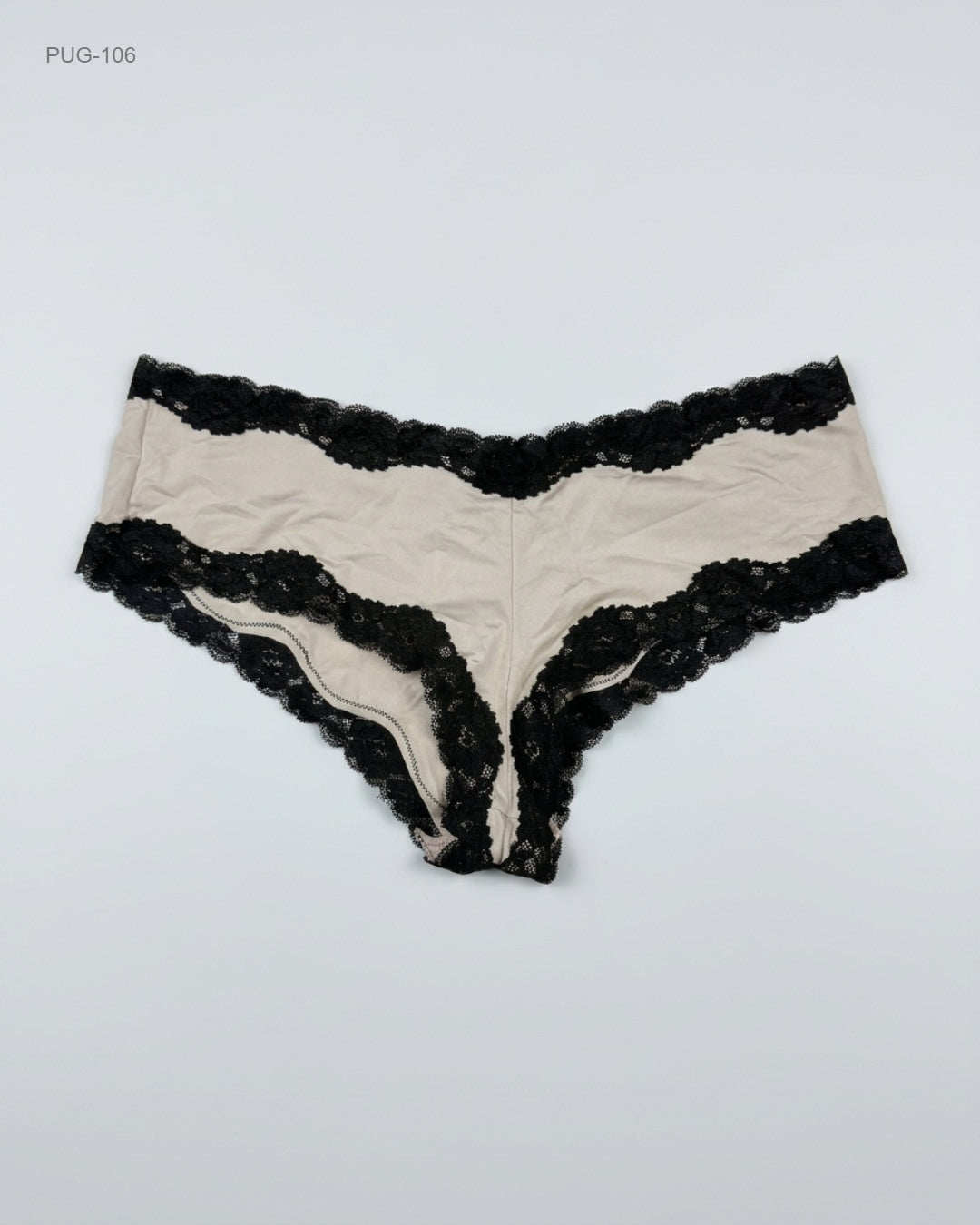 CUT LABEL (PUG-106) Lace-Trimmed Hipster Panties