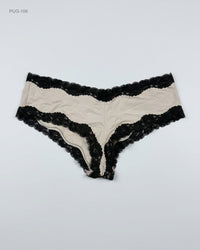 CUT LABEL (PUG-106) Lace-Trimmed Hipster Panties