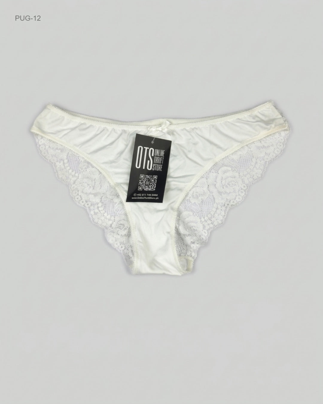UNKNOWN (PUG-12) Lace-Trimmed Briefs