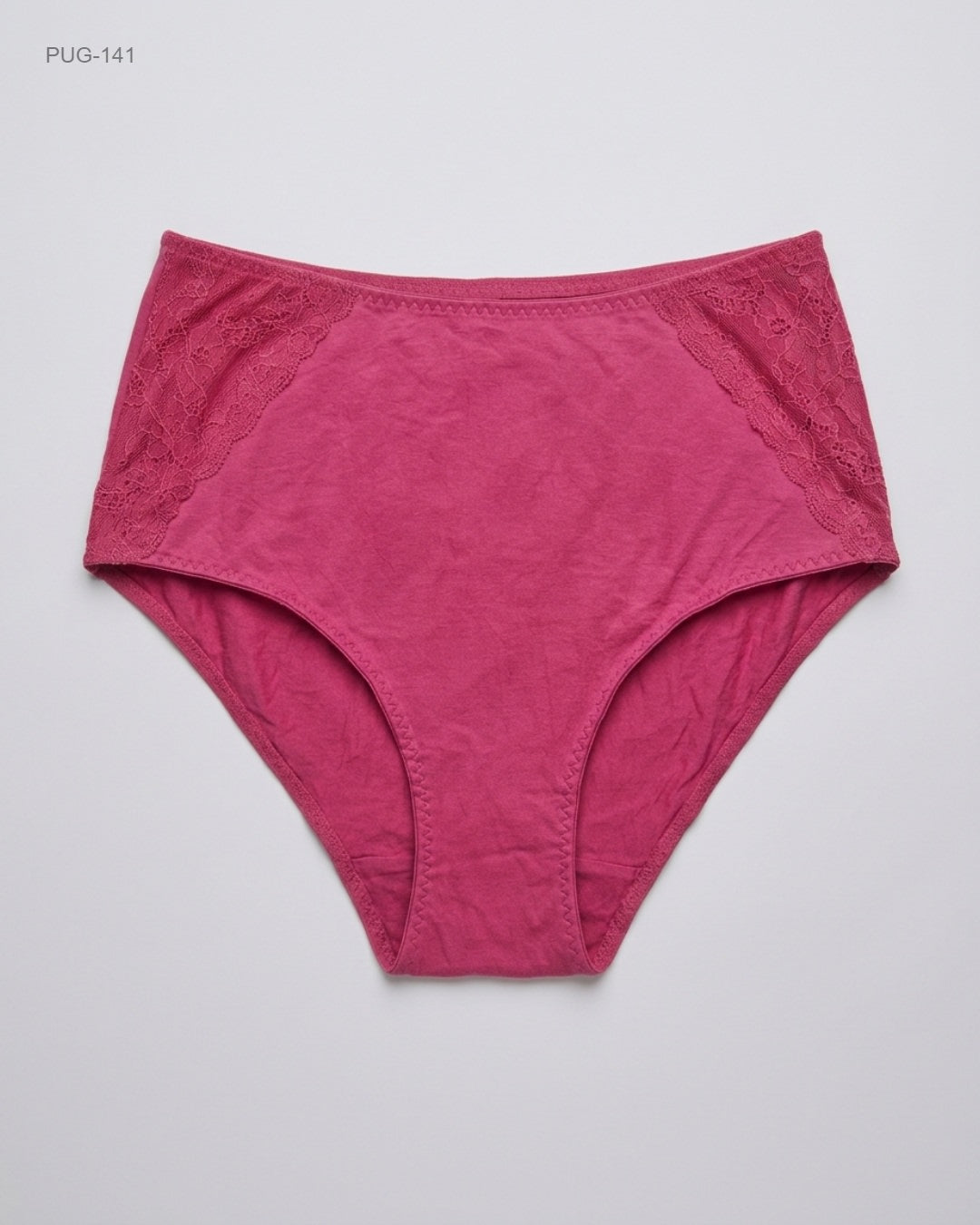 CUT LABEL Pink High-Waist Lace Briefs buy preloved clothing online Pakistan