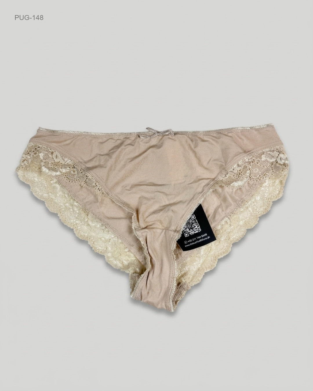 LCW Beige Lace-Trim Bikini Panties buy preloved clothing online Pakistan