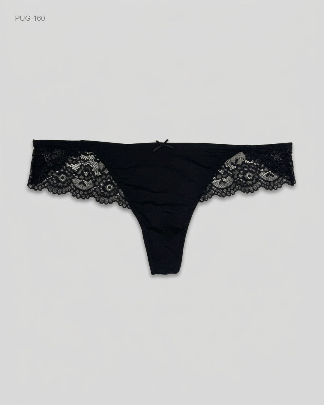 UNKNOWN Black Lace Thong Underwear buy preloved clothing online Pakistan