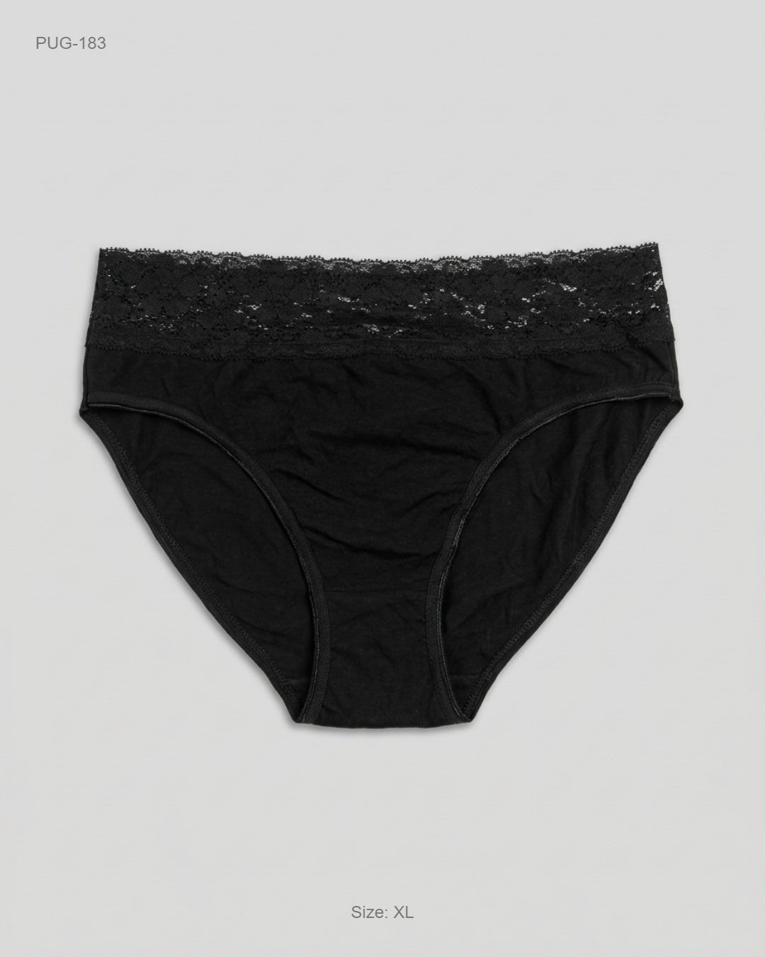 JANINA (PUG-183) Lace-Trim Bikini Panties