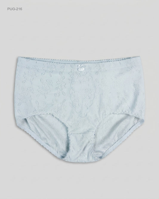 CUT LABEL White High-Waist Floral Briefs buy preloved clothing online Pakistan