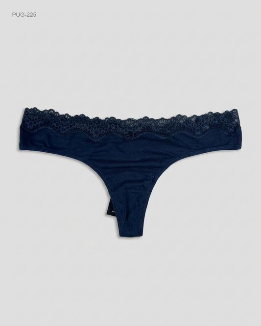 Gina Benotti Blue Lace-Trim Thong buy preloved clothing online Pakistan