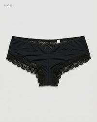 UNKNOWN (PUG-29) Lace-Trim Boyshort Panty
