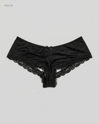 UNKNOWN (PUG-35) Lace-Trimmed Hipster Panties