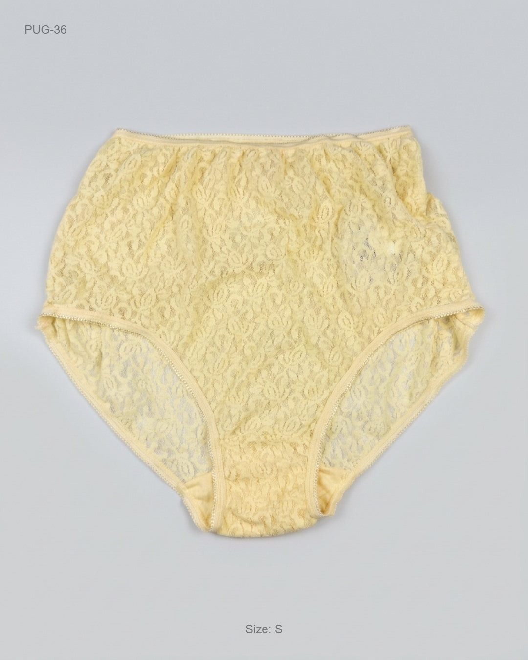 CUT LABEL Beige High-Waist Lace Panties buy preloved clothing online Pakistan