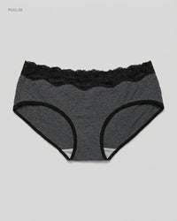 UNKNOWN (PUG-39) Lace-Trim Hipster Panty