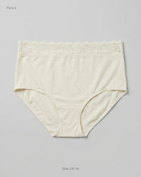 Marks & Spencer (PUG-3) High-Waist Lace Briefs