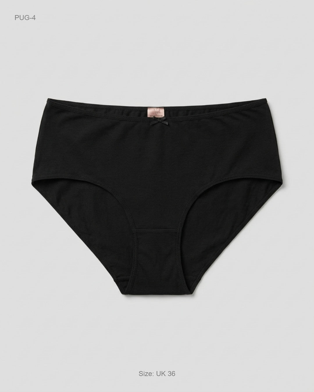 GINA BENOTTI Black Cotton-Blend Briefs buy preloved clothing online Pakistan