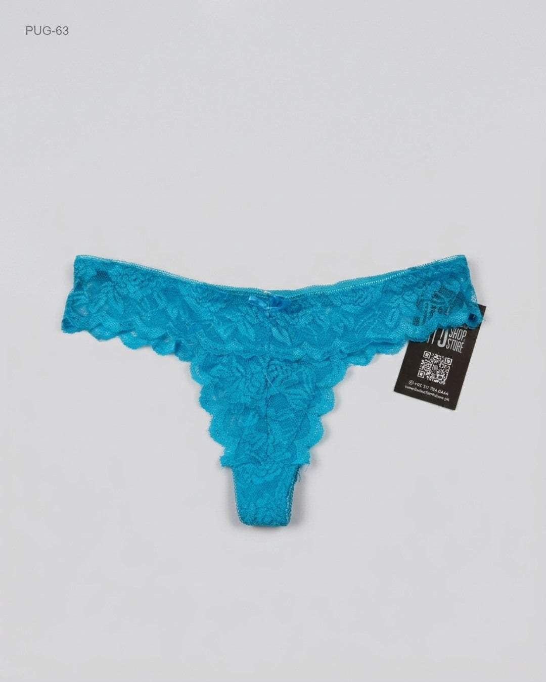 UNKNOWN Blue Lace Thong buy preloved clothing online Pakistan