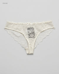 UNKNOWN (PUG-65) Lace Bikini Panties
