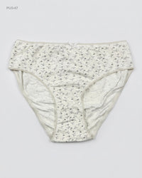 CUT LABEL (PUG-67) Floral Print Bikini Briefs