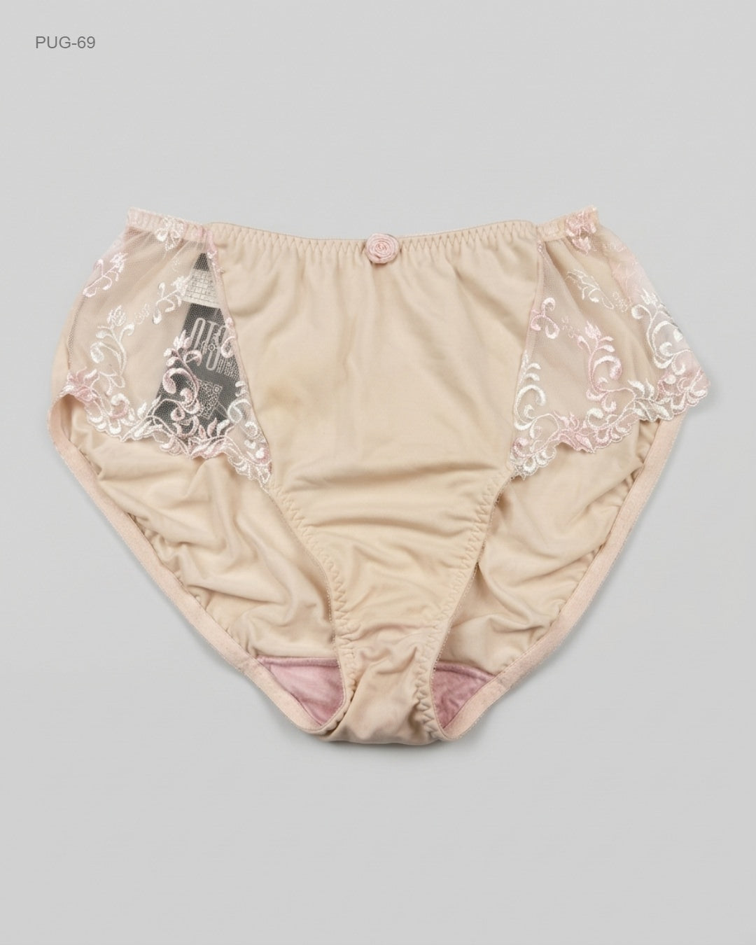 eleganzia (PUG-69) High-Rise Lace Briefs