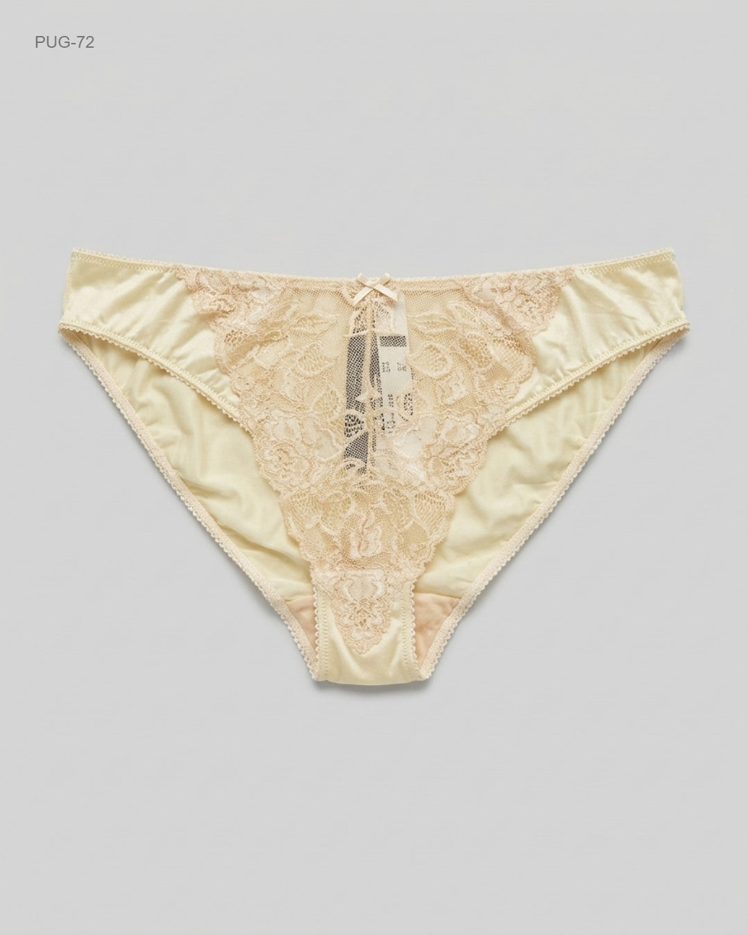 George Yellow Lace-Panel Bikini Panties buy preloved clothing online Pakistan