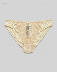 George (PUG-72) Lace-Panel Bikini Panties