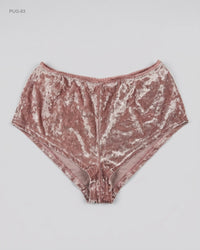 CUT LABEL (PUG-83) Crushed Velvet Lounge Shorts