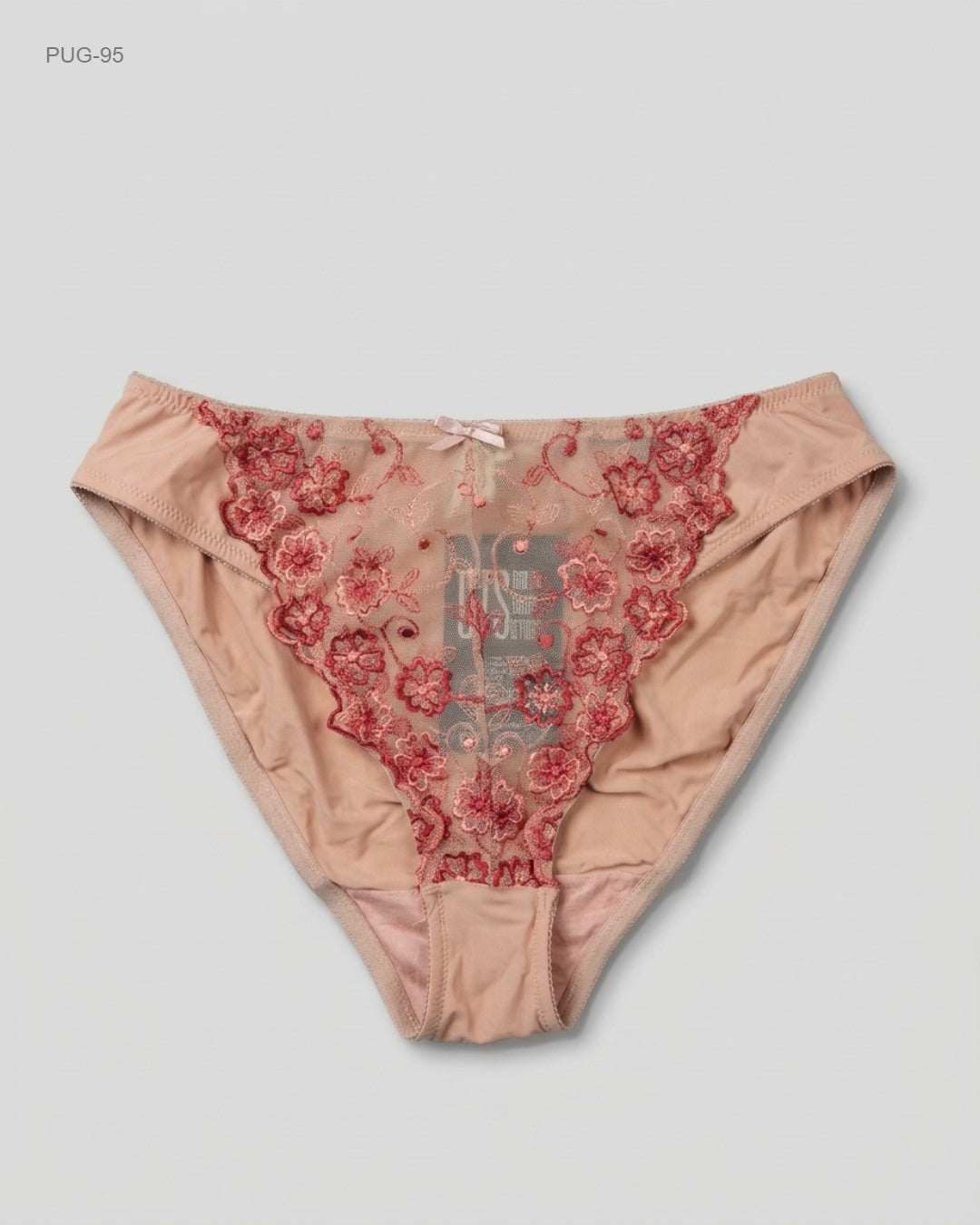 Tcm (PUG-95) Embroidered Lace Briefs