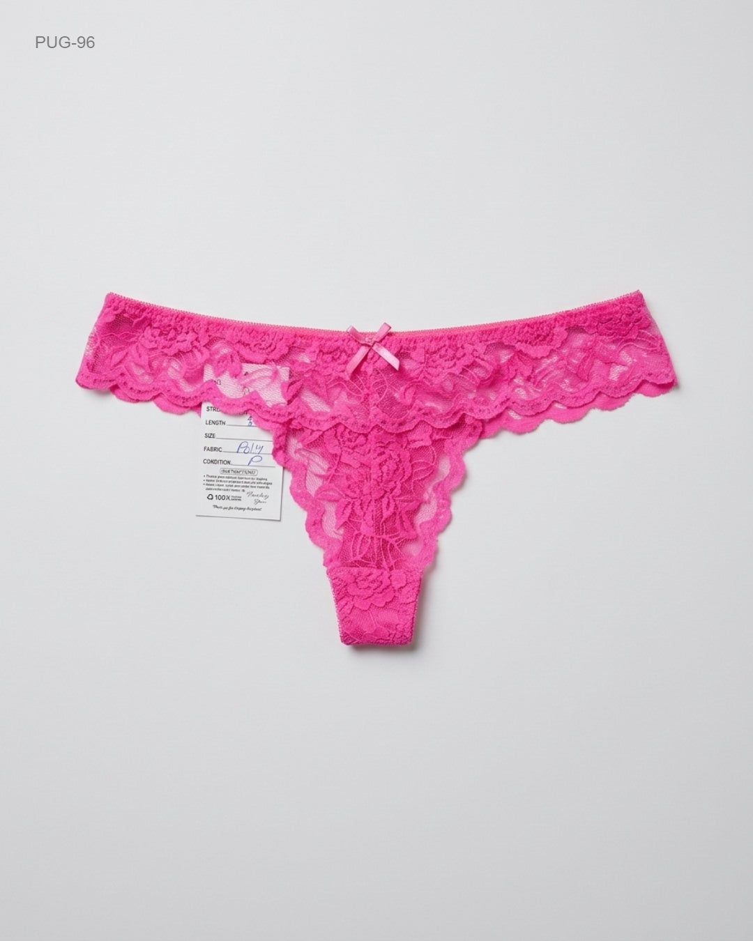 UNKNOWN Pink Lace Thong Panty buy preloved clothing online Pakistan