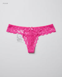 UNKNOWN (PUG-96) Lace Thong Panty