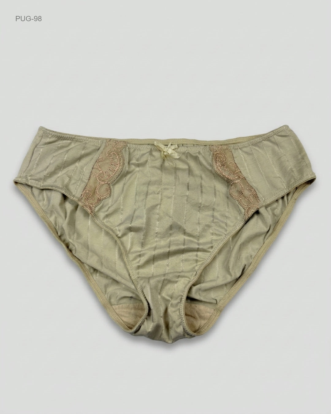 ACTUELLE (PUG-98) High-Cut Embroidered Panties
