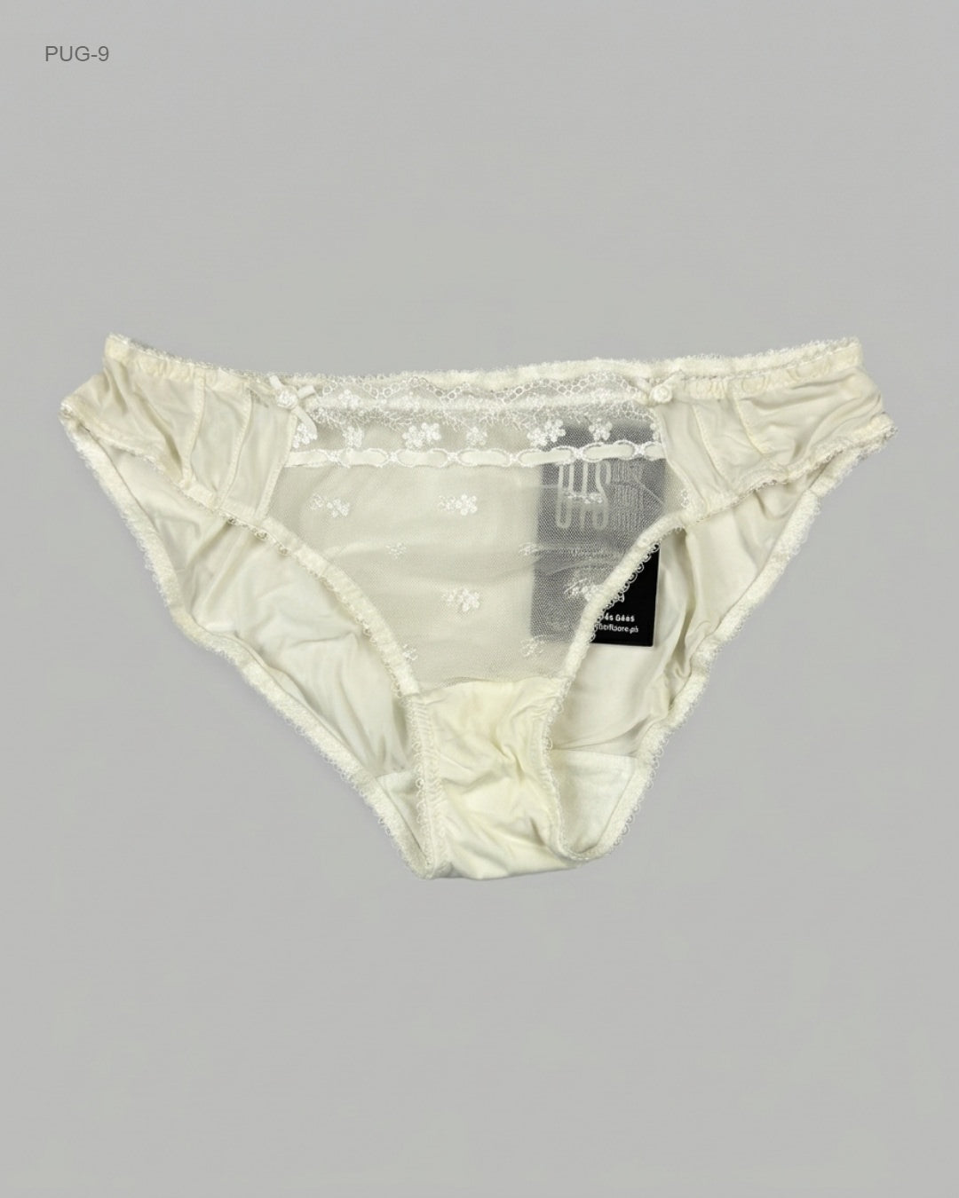 UNKNOWN White Lace Detail Bikini Briefs buy preloved clothing online Pakistan