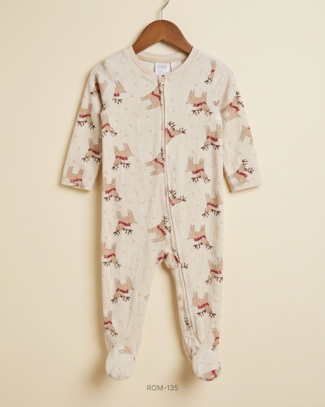 Zara (ROM-135) Footed Baby Sleepsuit