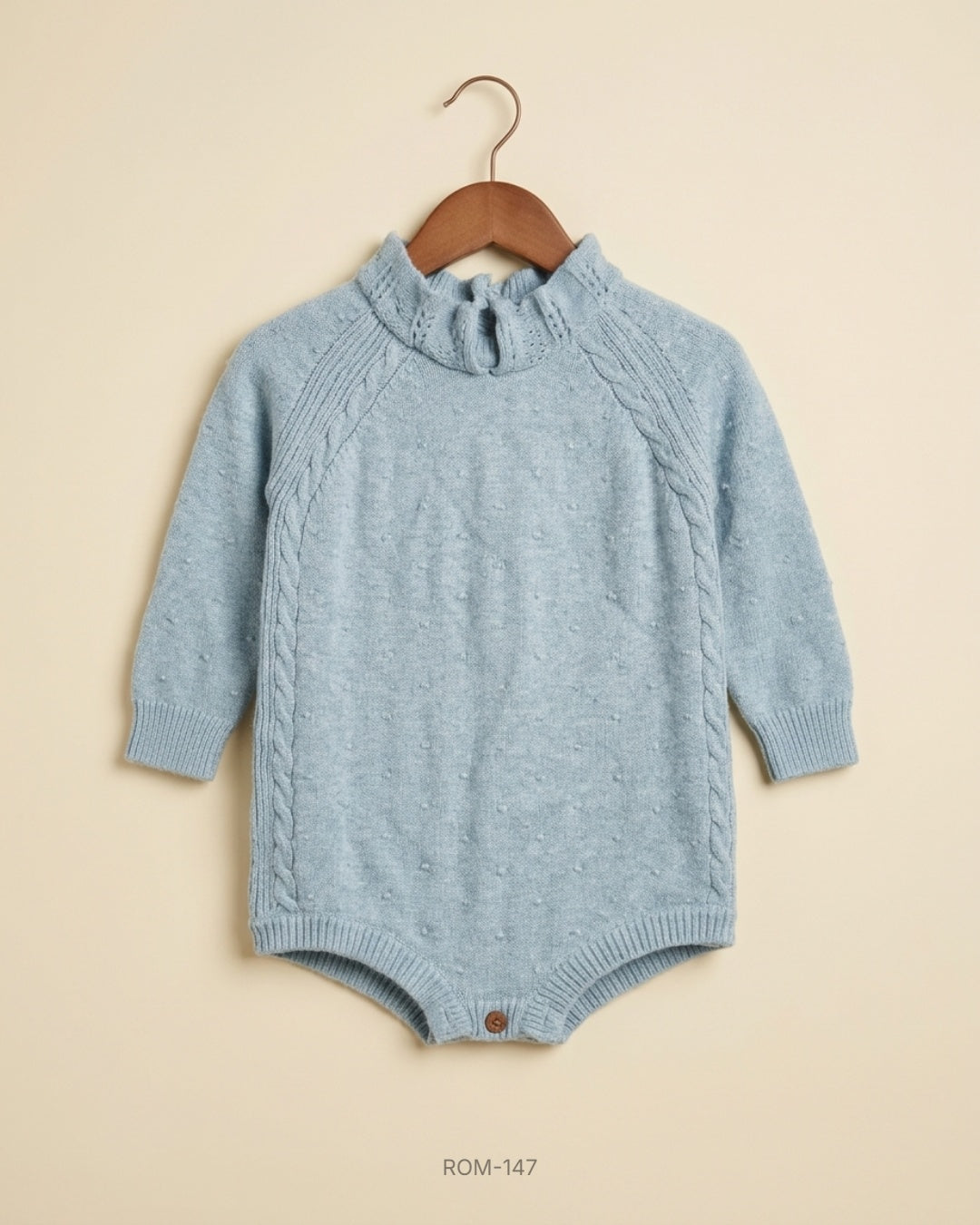 SHEIN (ROM-147) Knitted Baby Romper
