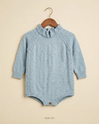 SHEIN (ROM-147) Knitted Baby Romper