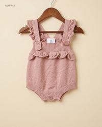 Cut Label (ROM-149) Knitted Baby Romper
