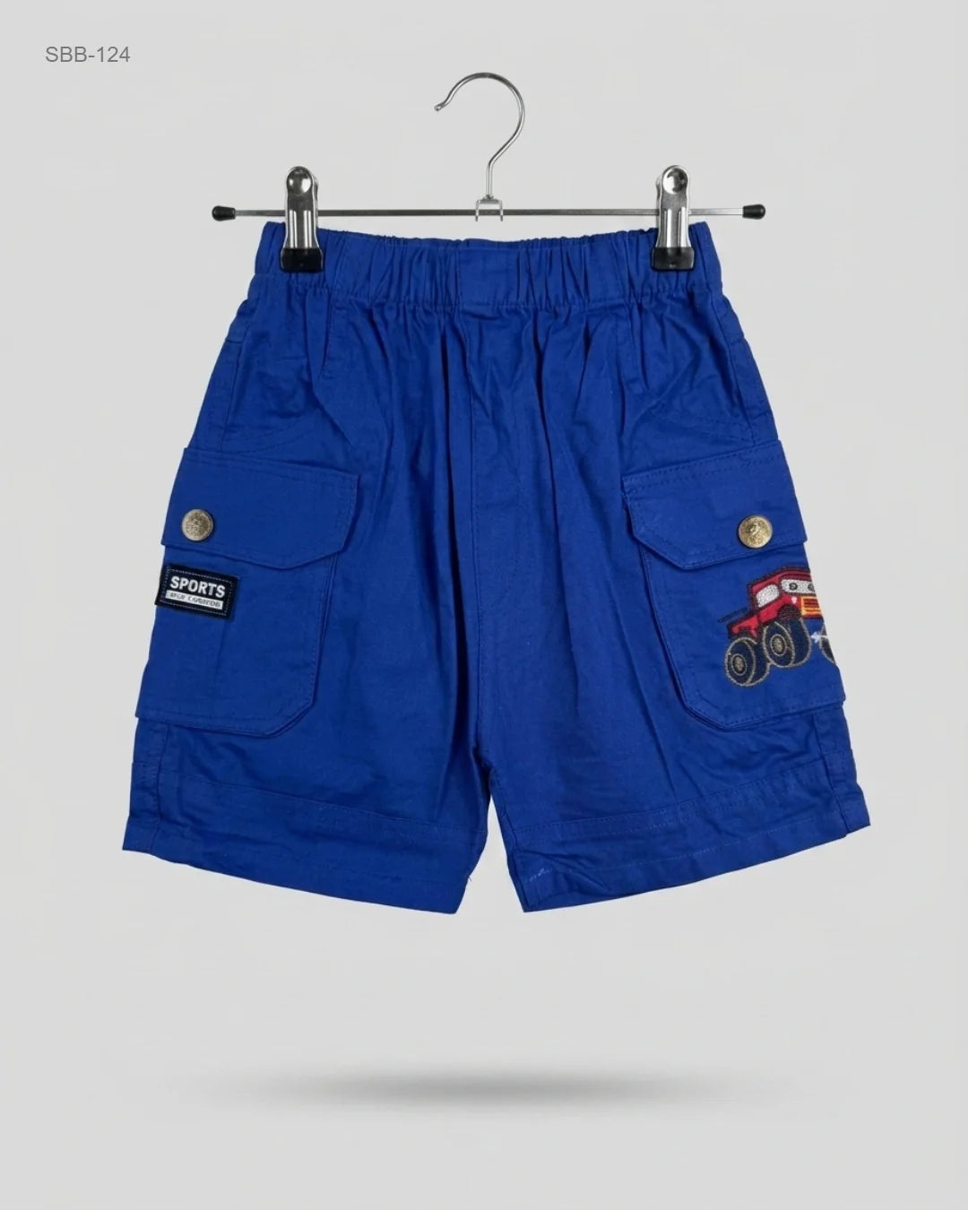 UK Imported secondhand Boys Summer Bottoms - CUT LABEL brand, Blue Cotton, Premium condition, for Boys - Online Thrift Store Lahore Pakistan