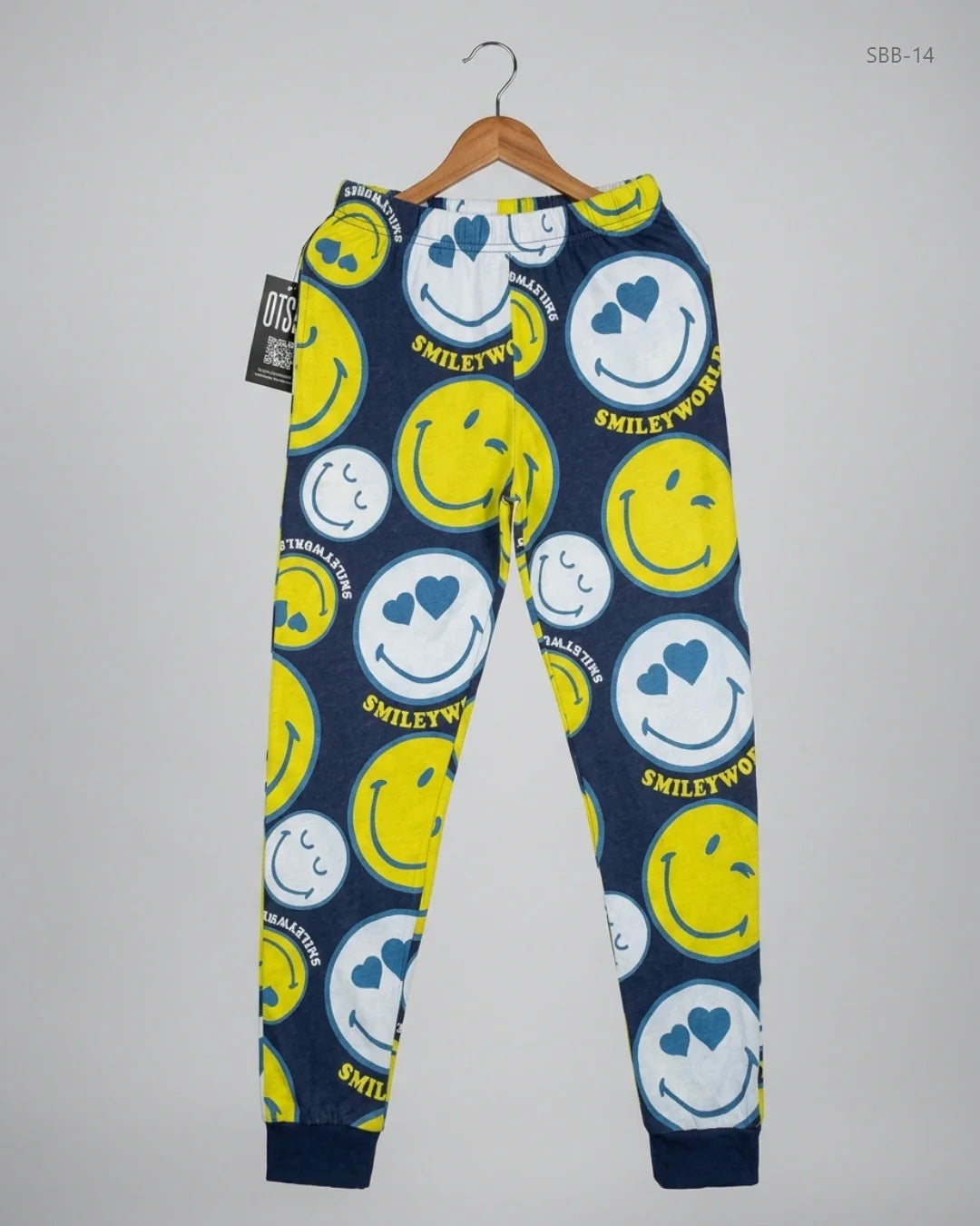 Preloved Premium Boys Summer Bottoms by SMILEY WORLD, Blue Cotton for Boys - OTS Thrift Shop Lahore Pakistan